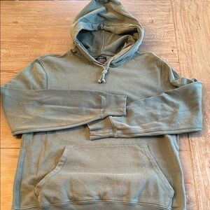 J Crew Men's Green Hoodie